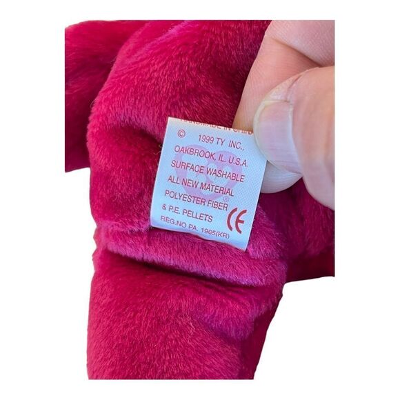 Vintage Ty Beanie Baby Valentina Bear - Picture 4 of 8